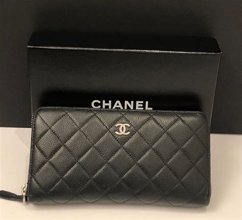 chanel cc logo wallet|Chanel card wallet women's.